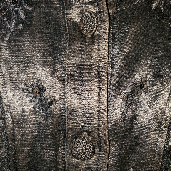 Flashback Womens vintage Embroidered Blazer L - Picture 5 of 13